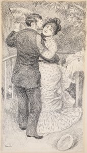 Landsdans, 1883 av Pierre Auguste Renoir