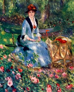 I The Roses, 1882, 1929 av Pierre Auguste Renoir