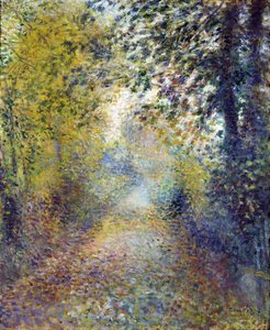 ""I skogen"" (i skogen) Maleri av Pierre Auguste Renoir (1841-1919) 1880 Dim 55,8x46,3 cm National Museum of Western Art, Tokyo av Pierre Auguste Renoir