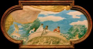 Design for et takmaleri av Pierre Auguste Renoir