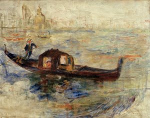 Gondol i Venezia av Pierre Auguste Renoir