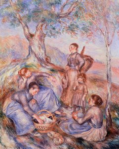 Harvesters breakfast av Pierre-Auguste Renoir (1841-1919) av Pierre Auguste Renoir