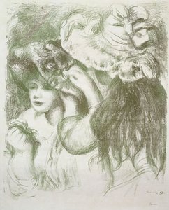 Hat Pin, First Board; The Pin Hat, First Plate, ca. 1897 av Pierre Auguste Renoir