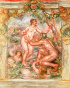 Die Saône fließt zum Rhône von Pierre Auguste Renoir