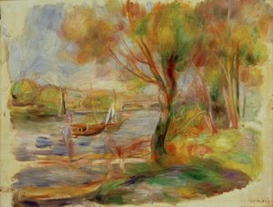Seinen ved Argenteuil av Pierre Auguste Renoir