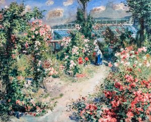 Drivhuset, ca. 1876 (olje på lerret)