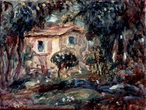 Landskap. Le Cannet, 1902. av Pierre Auguste Renoir