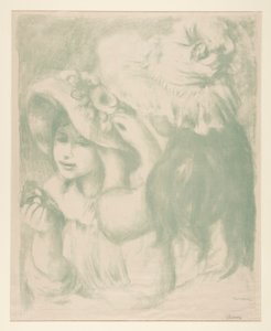 Le Chapeau ?pingl? (The Pinned Hat) av Pierre-Auguste Renoir