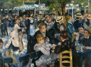 Moulin de la Galette av Pierre Auguste Renoir