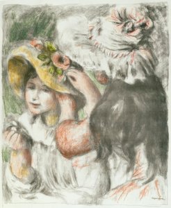 Den festede hatten av Pierre Auguste Renoir