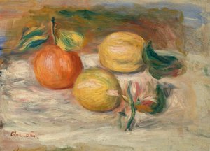 Sitroner og appelsin av Pierre Auguste Renoir