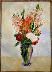 Gladiolusmaleri av Pierre Auguste Renoir (1841-1919) 1885 Søn. 0,75 x 0,54 m Paris, Orsay-museet av Pierre Auguste Renoir