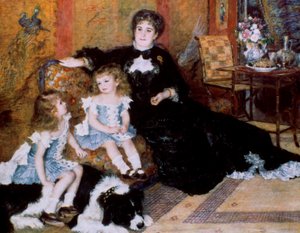 Madame Georges Charpentier og hennes barn, 1878 av Pierre Auguste Renoir