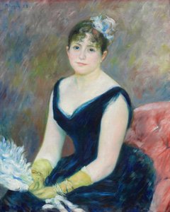 Madame Léon Clapisson, 1883. av Pierre Auguste Renoir