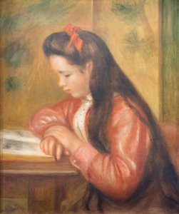 Mademoiselle Genevieve Caillebotte, den fremtidige Madame Chardeau, ca. 1895 (olje på lerret) av Pierre Auguste Renoir