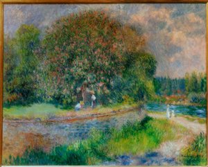 Blomstrende hestekastanje av Pierre Auguste Renoir