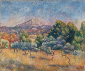Mont Sainte-Victoire av Pierre Auguste Renoir
