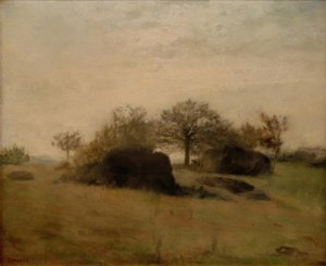 Fontainebleau landskap av Pierre Auguste Renoir