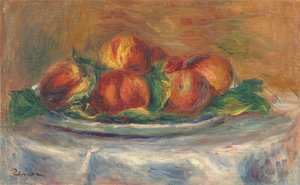 Fersken på en tallerken, 19021905. av Pierre Auguste Renoir