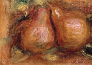 Pærer; Pærer, ca. 1915 av Pierre Auguste Renoir