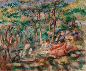 Piknik (lunsj på gresset) av Pierre-Auguste Renoir