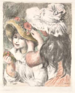 Feste hatten av Pierre Auguste Renoir