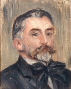 Porträt von Stéphane Mallarmé von Pierre Auguste Renoir