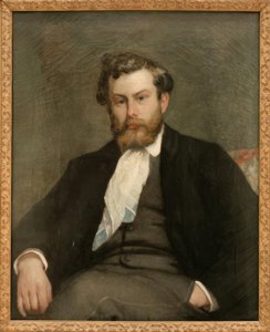 Portrett av maleren Alfred Sisley av Pierre Auguste Renoir
