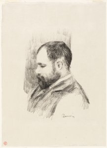 Portrett av Ambroise Vollard av Pierre Auguste Renoir