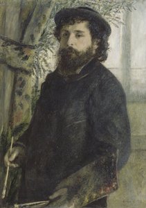 Portrett av Claude Monet, 1875 av Pierre Auguste Renoir
