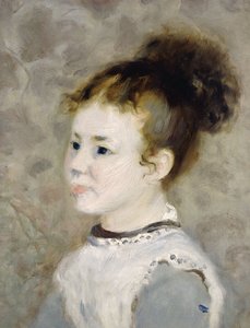 Portrett av Jeanne Sisley, 1875 av Pierre Auguste Renoir