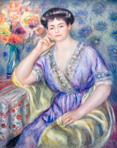 Portrett av Madame Joseph Durand Ruel av Pierre Auguste Renoir