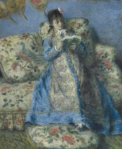 Portrett av Madame Monet av Pierre Auguste Renoir