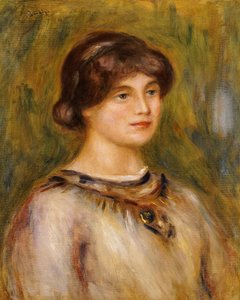 Porträt von Marie Lestringuez von Pierre Auguste Renoir