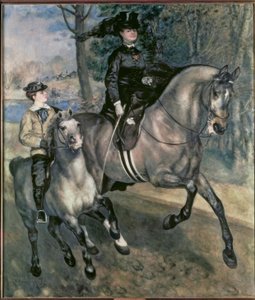 Rytter i Bois de Boulogne av Pierre Auguste Renoir