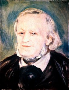 Richard Wagner 1813-1883, tysk komponist, dirigent og essayist, 1882 av Pierre Auguste Renoir