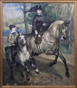 Ridning i skogen i Boulogne av Pierre Auguste Renoir