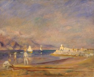 St Tropez, Frankrike, 1898-1900. av Pierre Auguste Renoir