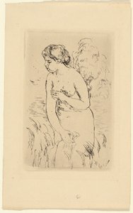 Stående Bader av Pierre Auguste Renoir