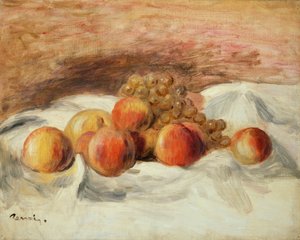 Stilleben med fersken av Pierre Auguste Renoir