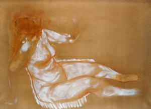 Studie for sittende naken, ca. 1885