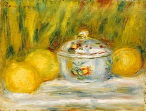 Sukkerbolle og sitroner, 1915 av Pierre Auguste Renoir
