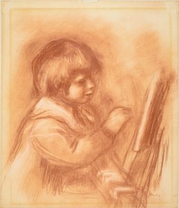 Kunstnerens sønn Claude eller Coco, ca. 1906. av Pierre Auguste Renoir