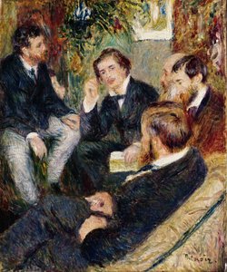 Kunstnerens studio, Rue Saint-Georges, 1876 av Pierre Auguste Renoir