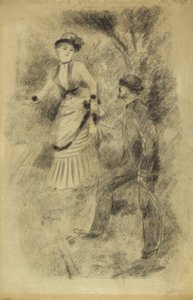 Nedstigningen fra toppmøtet: Jean Martin Steadies Hélène, bankmannens datter, 1881 av Pierre Auguste Renoir