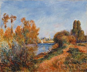 Seinen ved Argenteuil; Seinen ved Argenteuil, 1888 av Pierre Auguste Renoir