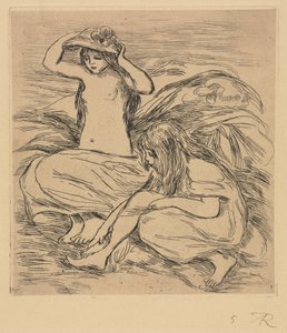 De to badende av Pierre-Auguste Renoir