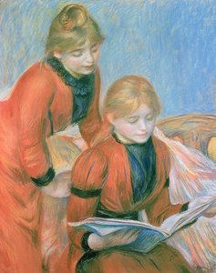 De to søstrene (pastell) av Pierre Auguste Renoir