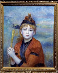 Turgåeren. Maleri av Pierre Auguste Renoir (1841-1919) av Pierre Auguste Renoir