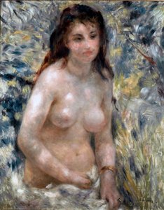 Torso, effekt av sol av Pierre Auguste Renoir